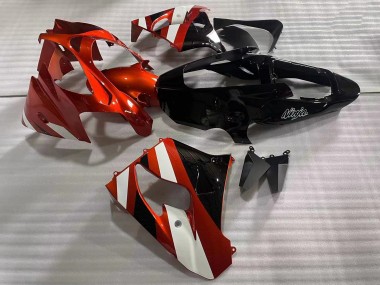 Carenados Moto Kawasaki ZX9R 2002-2003 - Rojo Blanco Negro Brillante Asequibles