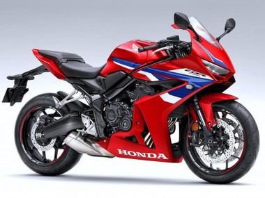 Carenados Moto Honda CBR650R 2024-2025 - Rojo Blanco Azul Asequibles
