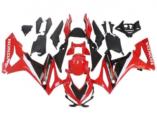 Carenados Moto Honda CBR650R 2021-2023 - Rojo Blanco Negro Asequibles
