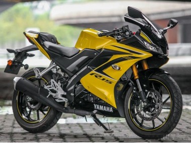 Carenados Moto Yamaha YZF R15 2018-2024 - Amarillo Negro Asequibles