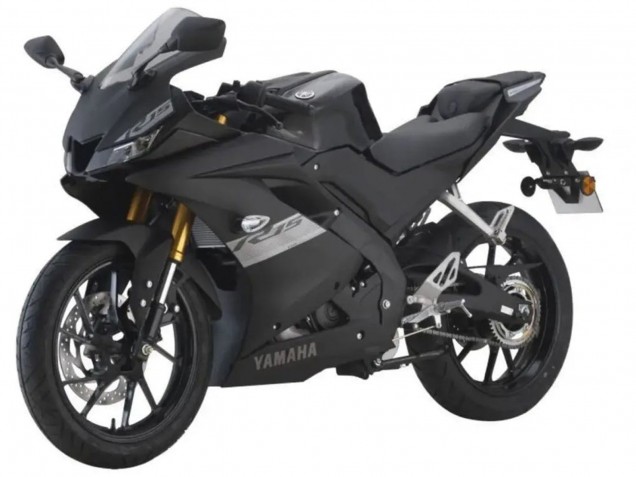 Carenados Moto Yamaha YZF R15 2018-2024 - Negro Mate Plata Asequibles