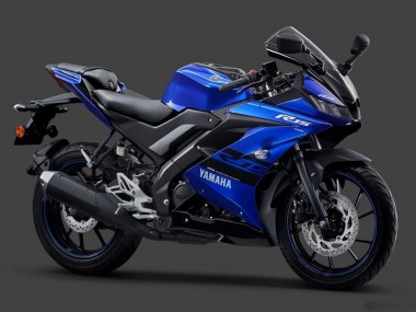 Carenados Moto Yamaha YZF R15 2018-2024 - Azul Negro Blanco Asequibles
