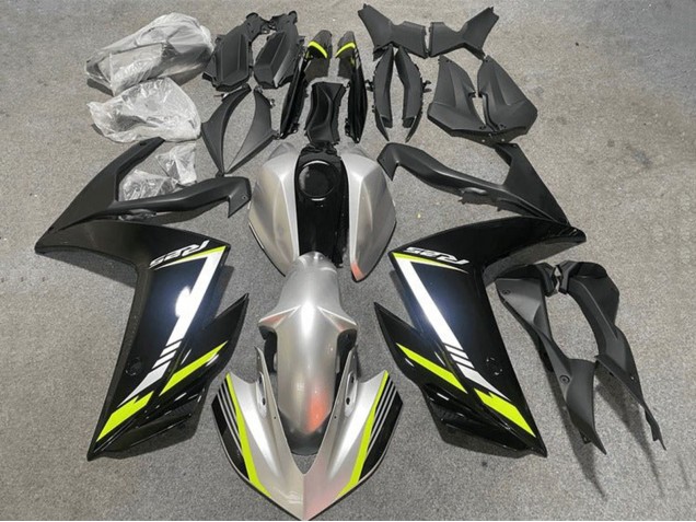 Carenados Moto Yamaha YZF R3/R25 2015-2018 - Plata Amarillo Negro Asequibles
