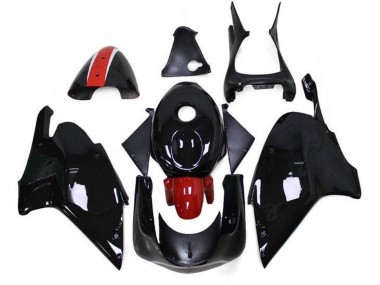 Carenados Moto Aprilia RS250 1999-2004 - Negro Brillante Rojo Asequibles