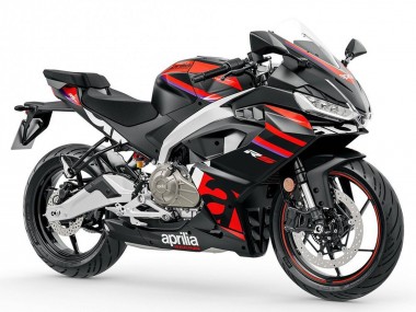 Carenados Moto Aprilia RS457 2024-2025 - Negro Mate Rojo Asequibles