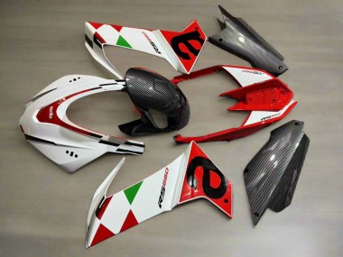 Carenados Moto Aprilia RS660 2020-2024 - Blanco Rojo Negro FibraCarbono Verde Asequibles