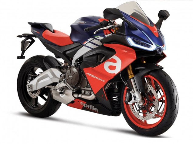 Carenados Moto Aprilia RS660 2020-2024 - Azul Mate Rojo Plata Asequibles