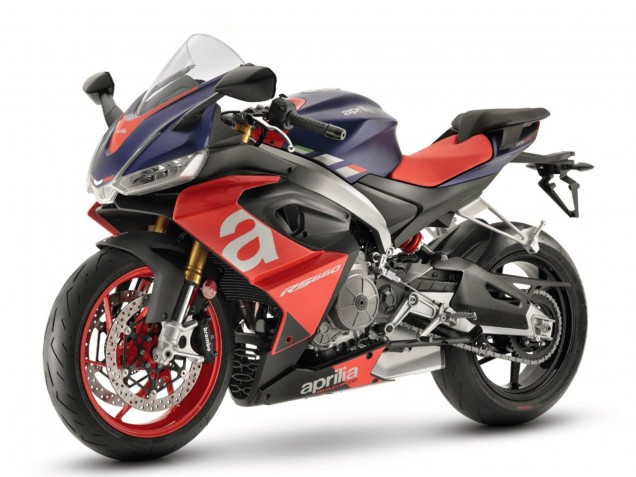 Carenados Moto Aprilia RS660 2020-2024 - Azul Mate Rojo Plata Asequibles