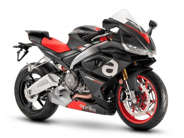 Carenados Moto Aprilia RS660 2020-2024 - Negro Mate Plata Rojo Asequibles