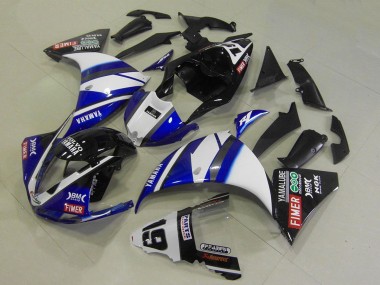 Carenados Moto Yamaha YZF R1 2009-2011 - Blanco Azul Negro Fimer Yamalube Asequibles