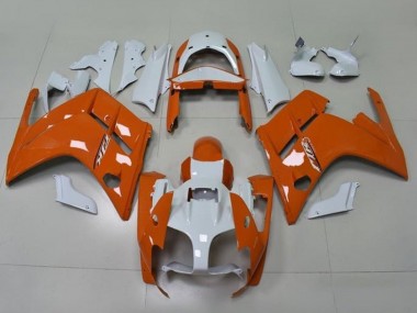 Carenados Moto Yamaha FJR1300 2013-2015 - Naranja Blanco Asequibles