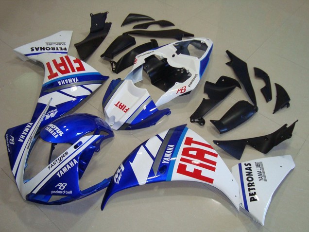 Carenados Moto Yamaha YZF R1 2009-2011 - Blanco Azul Rojo Fiat Asequibles