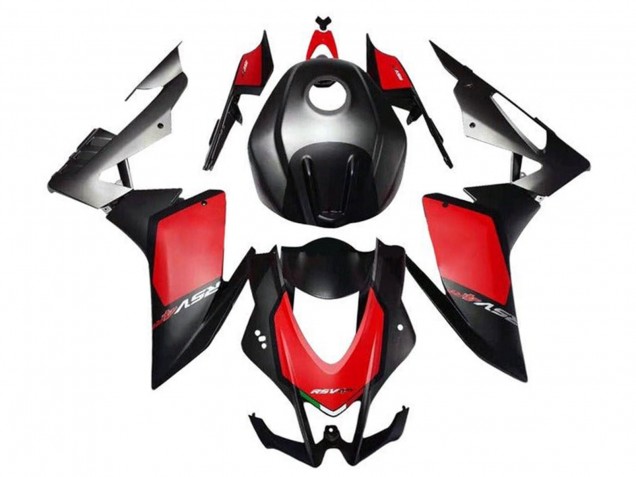 Kits Carenado Moto Aprilia RSV4 1000 2009-2015 - Negro Mate Rojo Gris Asequibles