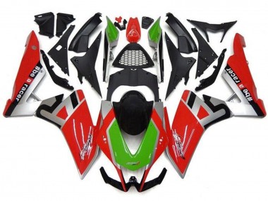 Carenados Moto Aprilia RSV4 1000 2009-2015 - Rojo Plata Verde Negro Asequibles
