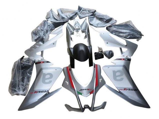 Carenados Moto Aprilia RSV4 1000 2016-2020 - Plata Gris Rojo Negro Asequibles