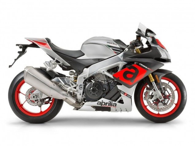 Carenados Moto Aprilia RSV4 1000 2016-2020 - Plata Rojo Negro Asequibles