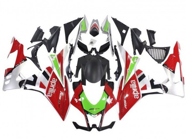 Carenados Moto Aprilia RSV4 1000 2016-2020 - Rojo Verde Plata Negro Asequibles