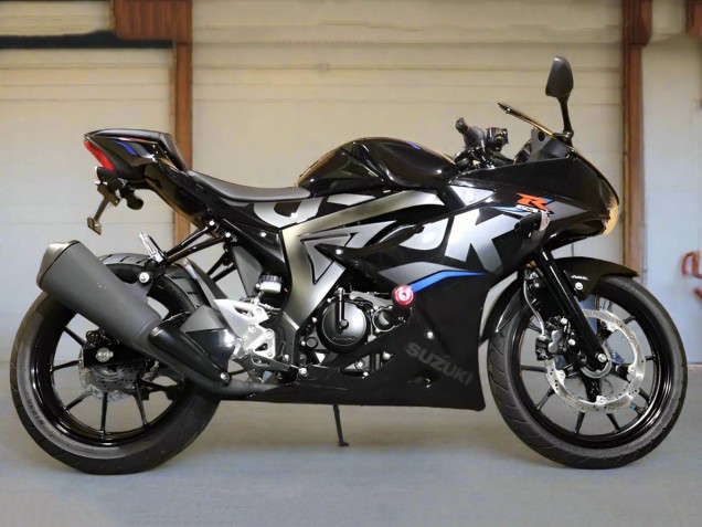 Carenados Moto Suzuki GSXR125 2017-2025 - Negro Plata Azul Asequibles