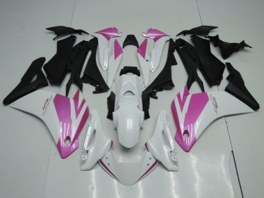 Carenados Moto Honda CBR125R 2002-2006 - Blanco Rosa Negro Mate Asequibles