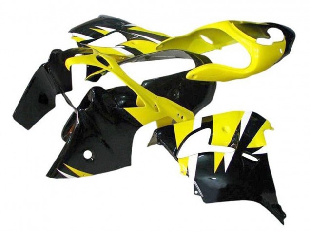 Carenados Moto Kawasaki ZX9R 2000-2001 - Amarillo Negro Asequibles