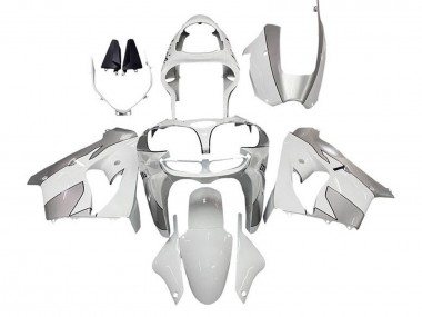Carenados Moto Kawasaki ZX9R 2000-2001 - Blanco Plata Asequibles