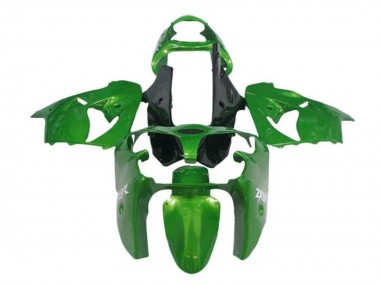 Carenados Moto Kawasaki ZX9R 2000-2001 - Verde Negro Asequibles