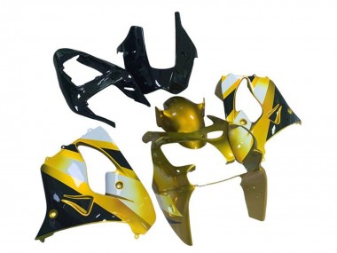 Carenados Moto Kawasaki ZX9R 2002-2003 - Amarillo Blanco Negro Asequibles