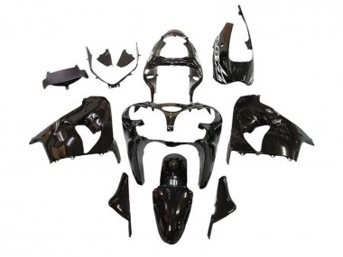 Carenados Moto Kawasaki ZX9R 2002-2003 - Negro Blanco Asequibles