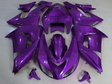 Carenado Moto Kawasaki ZX10R 2006-2007 - Púrpura Asequibles