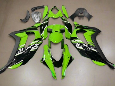 Carenados Moto Kawasaki ZX10R 2016-2020 - Verde Negro Brillante Asequibles