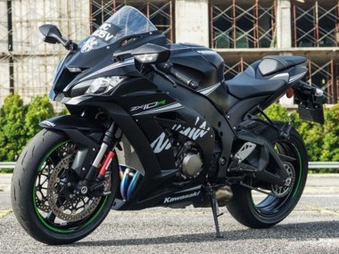 Carenados Moto Kawasaki ZX10R 2016-2020 - Negro Mate Blanco Verde Asequibles