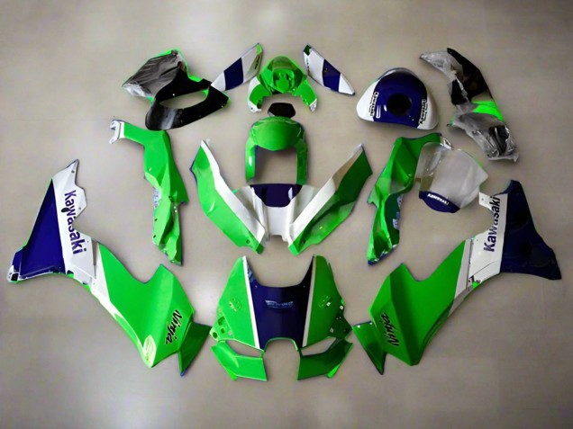 Carenados Moto Kawasaki ZX10R 2021-2025 - Verde Blanco Azul Asequibles