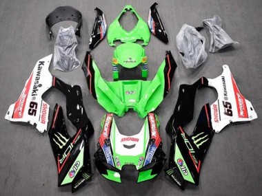 Carenados Moto Kawasaki ZX10R 2021-2025 - Verde Negro Rojo Blanco Azul Showr Elf Monstruo 65 Asequibles