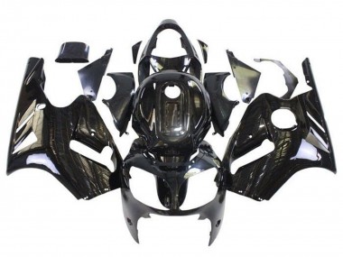Carenado Moto Kawasaki ZX12R 2000-2001 - Negro Brillante Asequibles