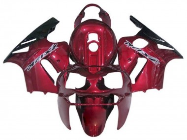 Carenados Moto Kawasaki ZX12R 2000-2001 - Rojo Caramelo Negro Blanco Asequibles