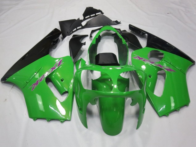 Carenados Moto Kawasaki ZX12R 2000-2001 - Verde Negro Púrpura Asequibles