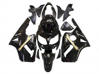 Carenado Moto Kawasaki ZX12R 2002-2006 - Negro Brillante Oro Asequibles