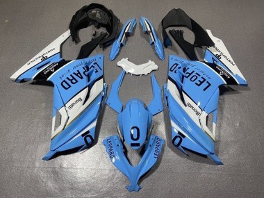 Carenados Moto Kawasaki EX300 2013-2024 - Blanco Azul Negro Leopard Asequibles