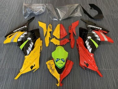 Carenados Moto Kawasaki EX300 2013-2024 - Amarillo Rojo Verde Tiburón Asequibles