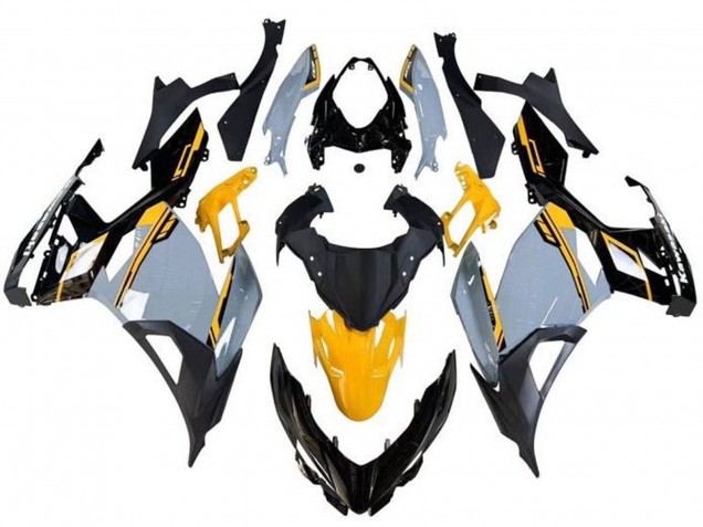 Carenados Moto Kawasaki Ninja 400 2018-2024 - Nardo Gris Naranja Negro Asequibles