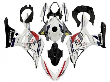 Carenados Moto Kawasaki Ninja 400 2018-2024 - Blanco Gris Amarillo Rojo Negro Raya Asequibles