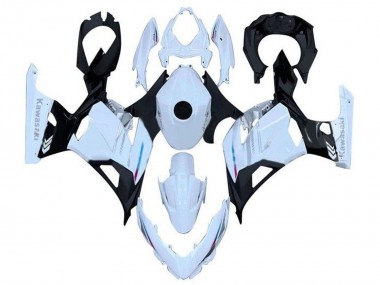 Carenado Moto Kawasaki Ninja 400 2018-2024 - Blanco Negro Asequibles