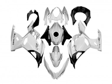 Carenados Moto Kawasaki Ninja 400 2018-2024 - Blanco Plata Negro Asequibles