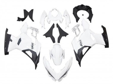 Carenados Moto Kawasaki Ninja 400 2018-2024 - Blanco Negro Asequibles