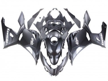 Carenados Moto Kawasaki Ninja 400 2018-2024 - Negro Mate Blanco Calcomanías Asequibles