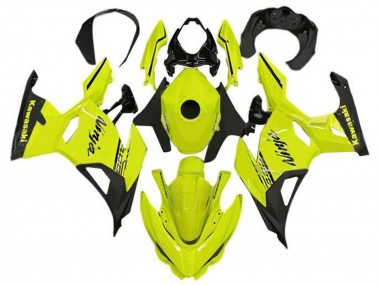 Carenados Moto Kawasaki Ninja 400 2018-2024 - Neon Amarillo Negro Asequibles