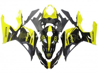 Carenados Moto Kawasaki Ninja 400 2018-2024 - Amarillo Negro Monstruo Asequibles