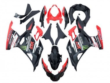 Carenados Moto Kawasaki Ninja 400 2018-2024 - Rojo Negro Verde Monstruo Asequibles
