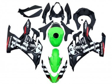 Carenados Moto Kawasaki Ninja 400 2018-2024 - Verde Negro Blanco Rojo Cráneo Asequibles