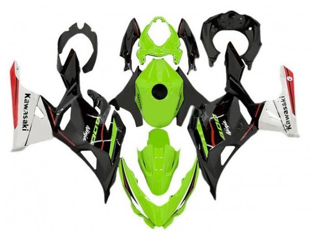 Carenados Moto Kawasaki Ninja 400 2018-2024 - Verde Negro Blanco Rojo Asequibles